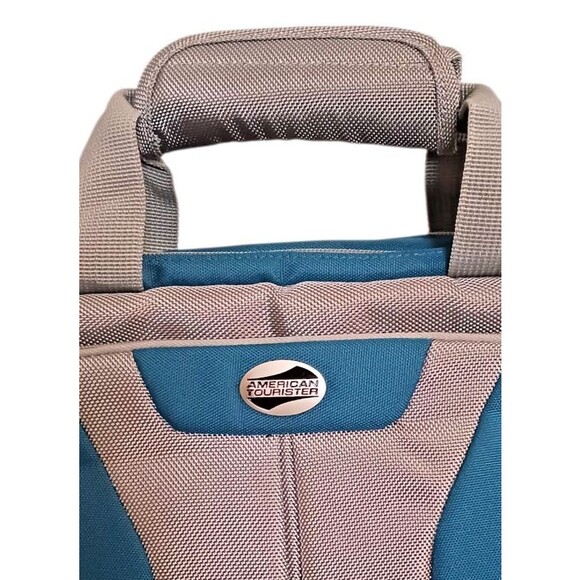 NEW AMERICAN TOURISTER Laptop Briefcase Business Case Office Travel Bag & Strap - Picture 3 of 8